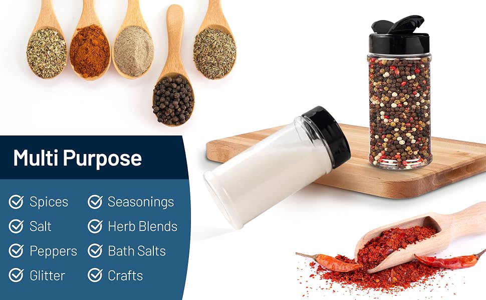 Multi-Purpose Spice Jars