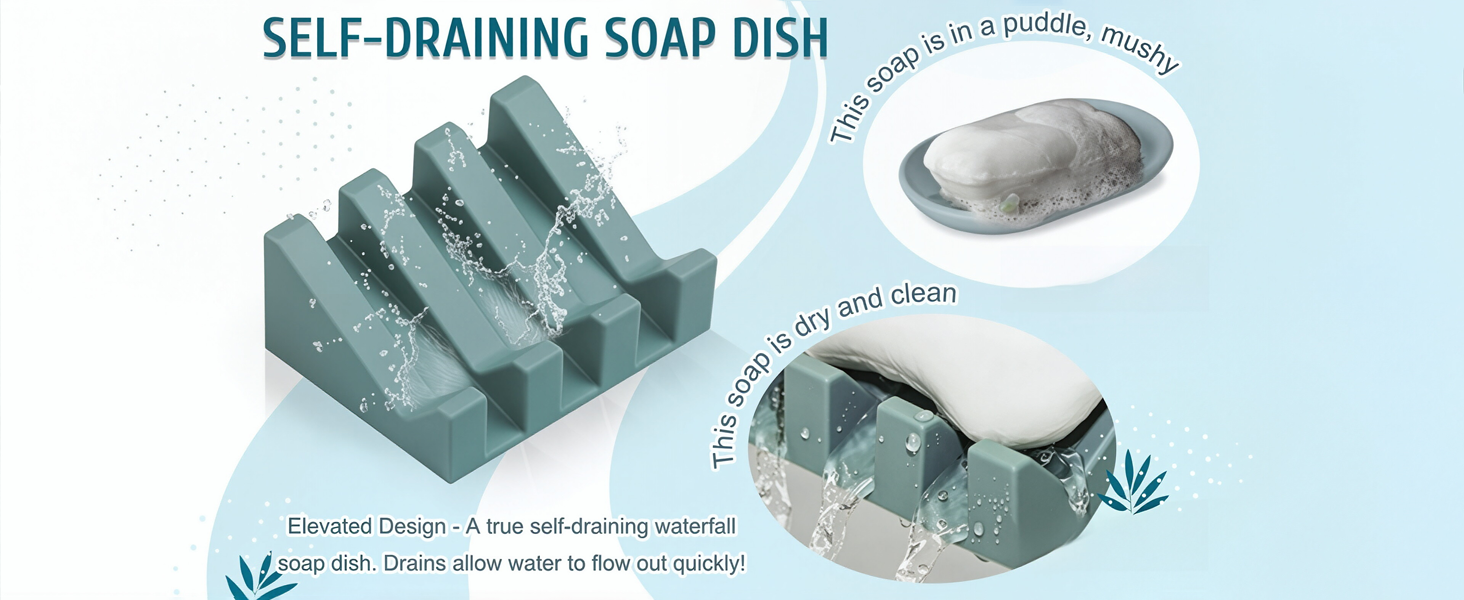 Non-Slip Steady Soap Dish