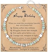 JoycuFF ???????????????? ?????????? ?????? ?????????? ite Moonstone Bracelet, Happy Birthda...