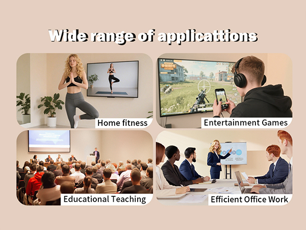 Teacher wireless screen mirroring education, share digital content to classroom projector