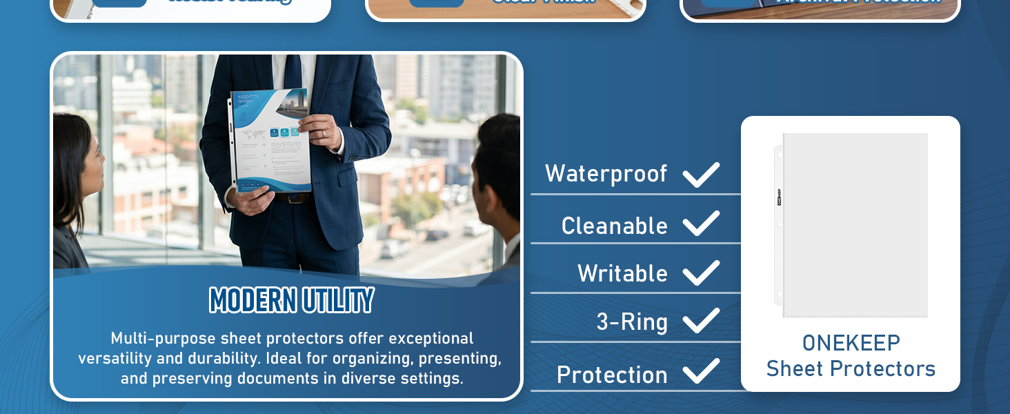 sheet protectors