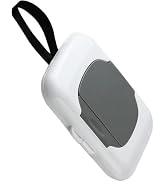 Mozff Travel Wipes Case, Wipe Dispenser, Portable Refillable Wipe Container,Reusable Travel Baby ...