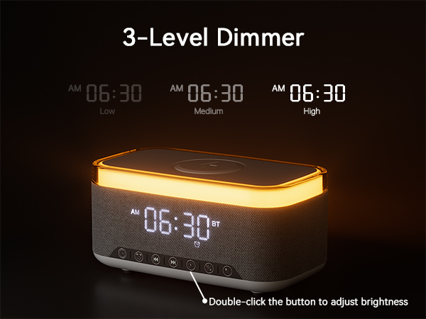 Bluetooth Speaker Alarm Clock