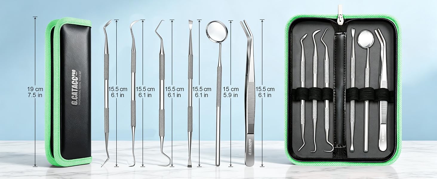 dental scraper for tartar and plaque