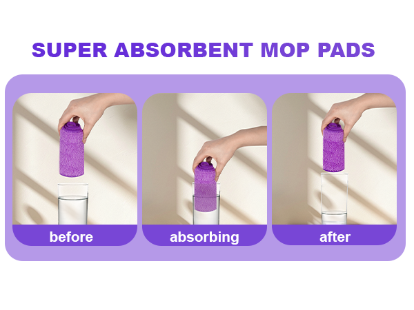 Reusable Microfiber Mop Pads