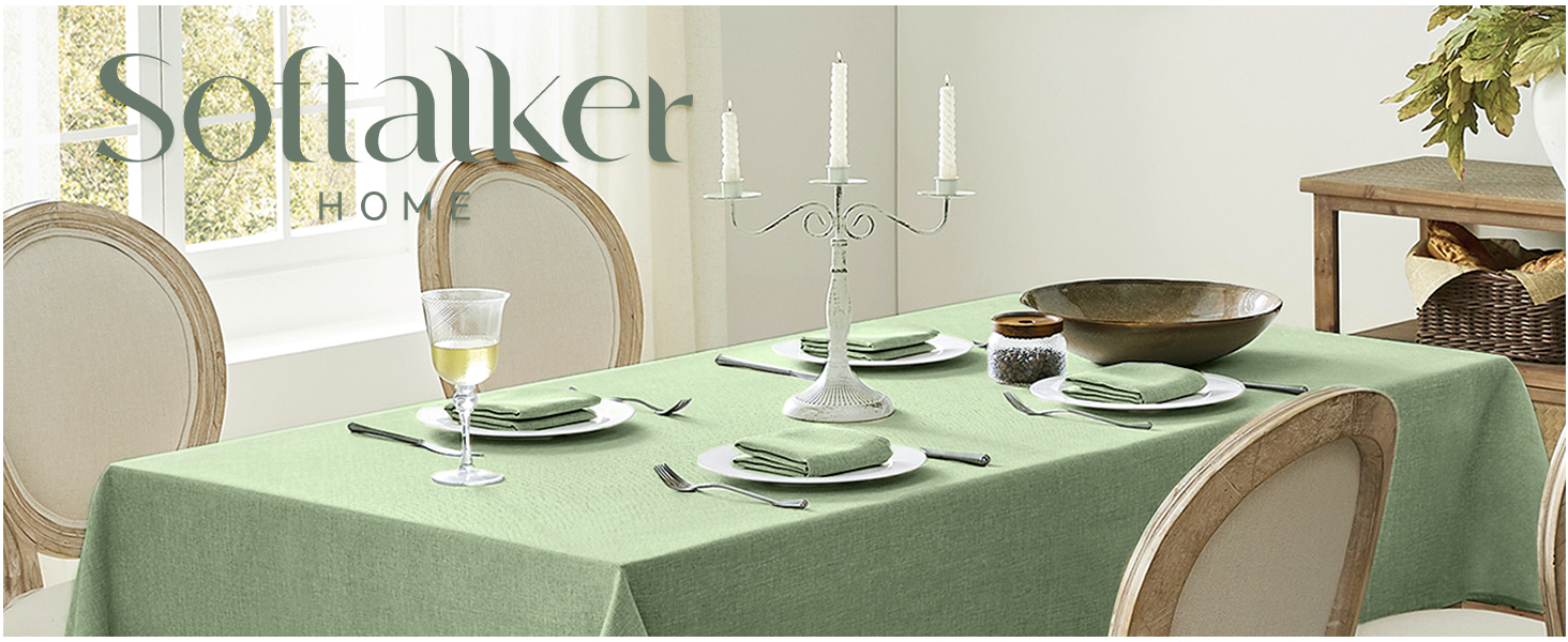 linen tablecloth