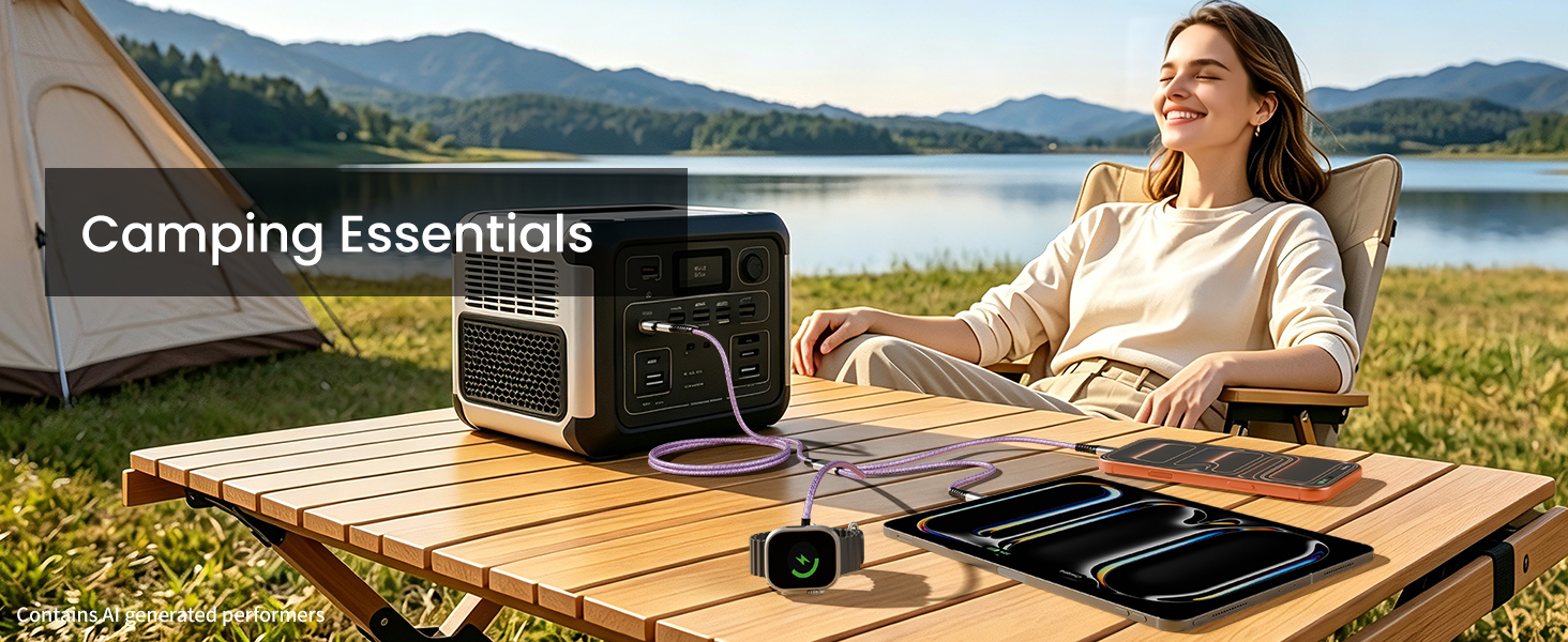 Multi Device Charging Cable-Camping Essentials