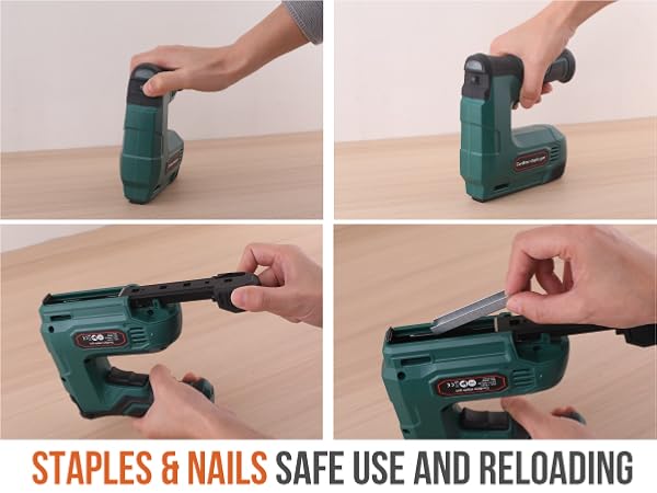 Hi-Spec 4V Cordless USB Staple Gun for DIY, Crafts, Furniture and Carpentry