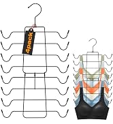 Ulimart 2 Pack Bra Organizer,Tank Top Hangers Space Saving,Closet Organizers and Storage,Bra Hang...