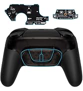 eXtremeRate Back Buttons Attachment for Nintendo Switch Pro Controller, Clear Black Back Paddles ...