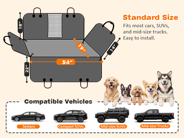 backseat cover for dogs in car
