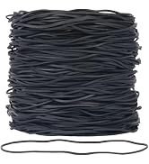 Foshine-Rubber bands large, Black rubber band 7 inch 250 Pcs Elastics Bands size 117A Long rubber...