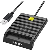 Saicoo CAC Reader, Smart Card Reader Military, DOD Military USB Common Access CAC Smart Card Read...