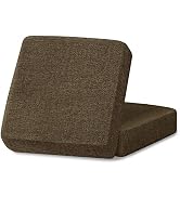 Linen Couch Cushion Covers, Sofa Cover Sofa Furniture Protector Slipcover with Bottom Tie rope, S...