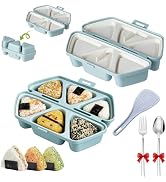 6 in 1 Onigiri Mold Triangle Onigiri Mold Once Quickly Make 6pcs Rice Balls Multifunctional Onigi...