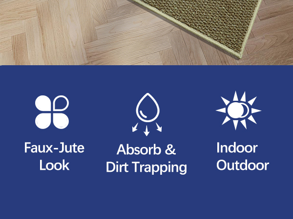 faux jute rug