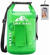 HEETA Waterproof Dry Bag for Women Men, 5L/10L/20L/30L/40L Roll Top Lightweight Dry Storage Bag B...