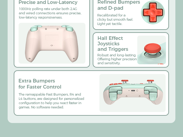 8Bitdo Ultimate 2C Wireless 2.4G Controller for Windows PC and Android