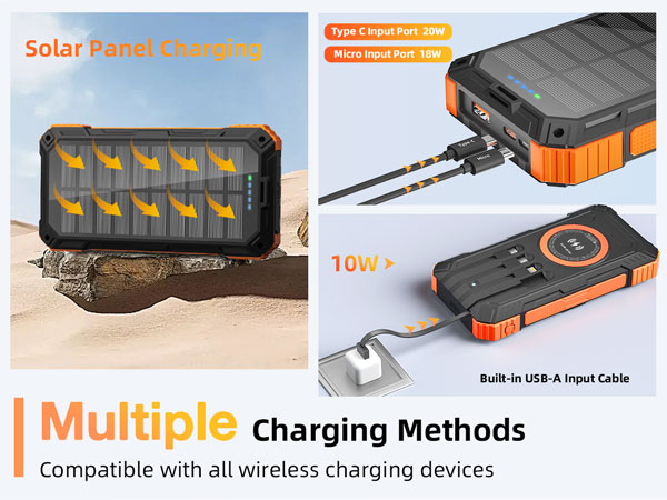 Multiple Charging Methods