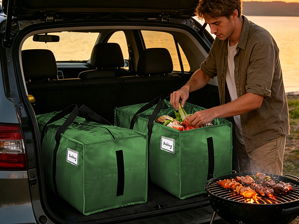 HOMESURE Supports 200lbs Heavy Duty Moving Bags - Durable Zipper & Wrap-Around Handles