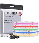 BTF-LIGHTING FCOB COB LED Strip Light,UL Listed RGBW 3000K 896LED/m High Density LED Tape Light,1...