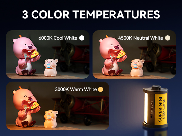 3 Color Temperatures