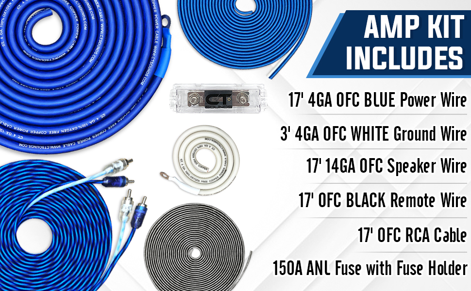 4 gauge ofc amp kit