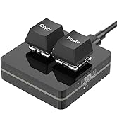 BRIMFORD 2-Key Copy Paste Keyboard, OSU Keypad HotSwap One Handed Mechanical Gaming Keyboard Back...