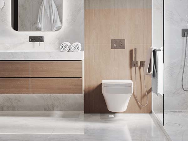 Bathroom Toilet water detector