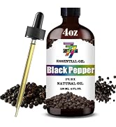 Black Pepper Essential Oil (4 oz/120 ml) — Black Pepper Oils for Aromatherapy, diffusers, humidif...