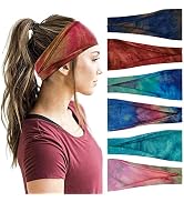 YONUF Headbands For Women Workout Wide Headband Yoga Head Bands For Women's Hair Accessories Girl...