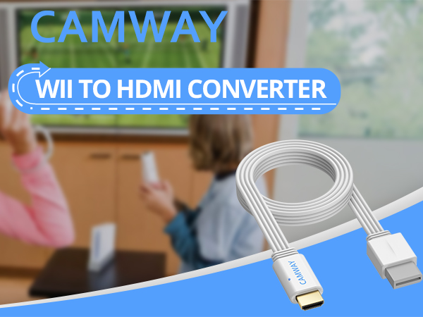 CAMWAY Wii to HDMI Converter