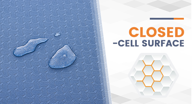 Closed-cell surface