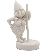 Unpainted Pole Dancing Gnome Statue, DIY Paint Your Own Gnome, Unpainted DIY Gnome Figurines for ...