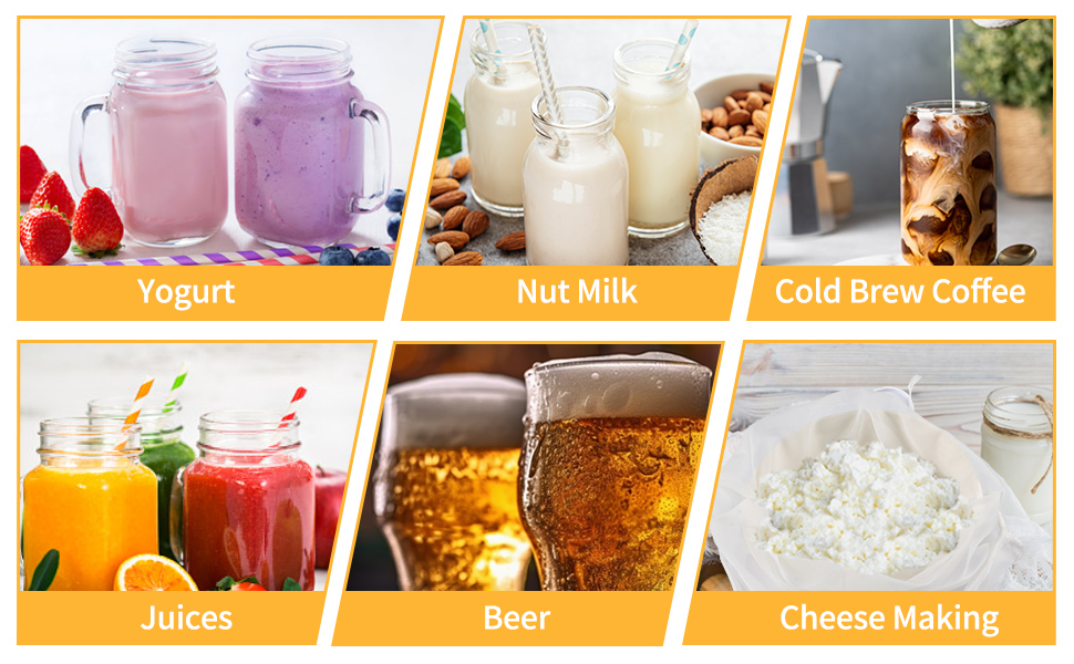milk bags for straining