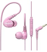Joysico Sport Headphones Wired Over Ear in-Ear Earbuds for Kids Women Small Ears Comfortable, Ear...