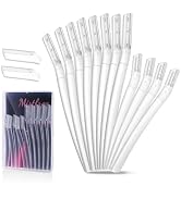 Dermaplane Razor for Women Face, 12PCS Eyebrow Razors, Dermaplaning Tool with Storage Case, Profe...