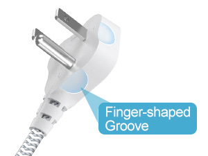 Finger-shaped Groove