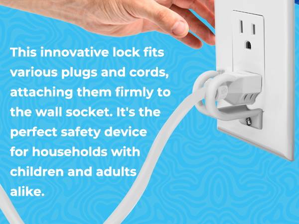 permacharger locks quad large plate proofing electric locking prevent unplugging security child-safe