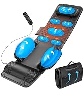Full Body Massage Mat with Heat, 3D Stretching Back Massager Pad for Bed Sofa Floor, Lumbar & Nec...