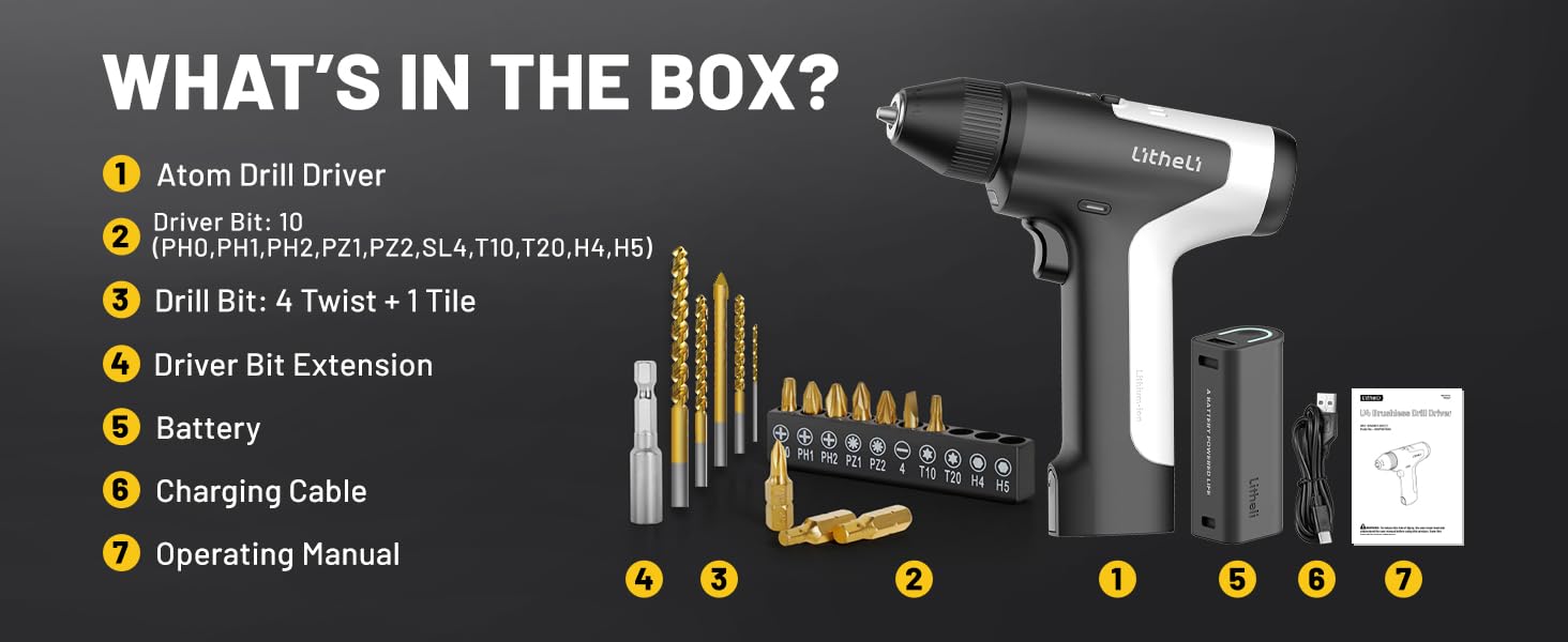 tool set with drill