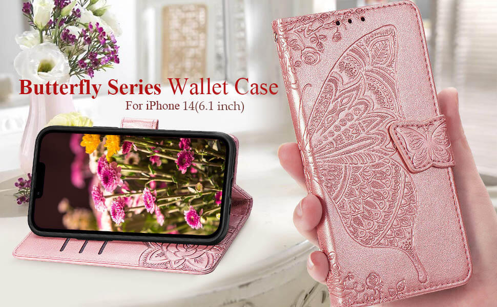 iPhone 14 Wallet Case for Women