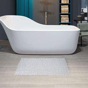 pebble bath mat
