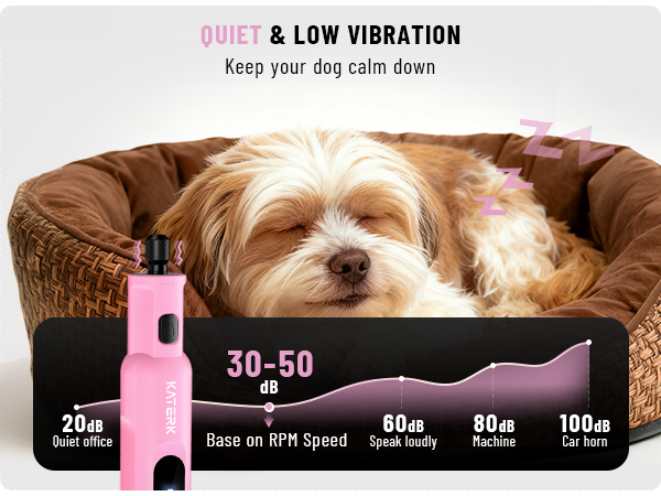 dog nail grinder quiet for large dogs