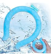 Neck Cooling Tube, Neck Cooling Ring, Reusable Wearable Cooling Neck Wraps for Summer Heat Outdoo...