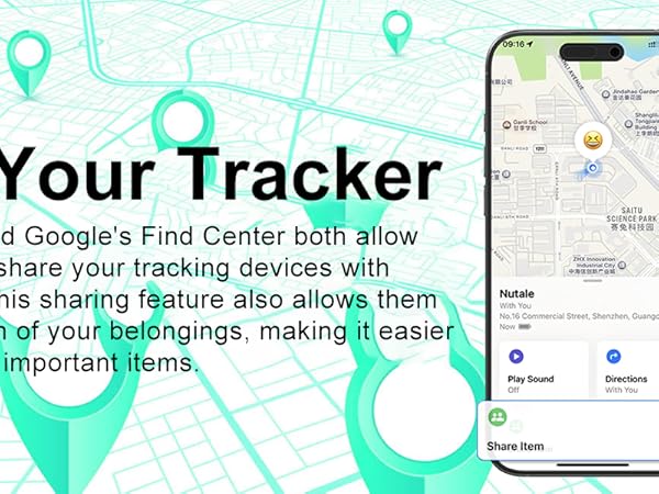 Air Tracker Smart Tags Android & iOS-4 Packs
