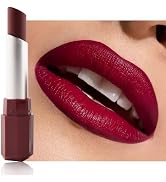 HHLTOH Burgundy Wine Colored Matte Lipstick for Women - Lip Crayon & Face Paint Stick, Smooth Pig...