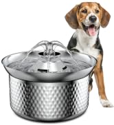 Emperor Pets Cat Water Fountain Pet Water Fountain, Stainless Steel Pet Drinking Fountain