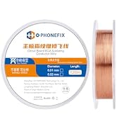 0.02mm 120M Phone Motherboard Soldering Jump Wire Pure Copper Non-Insulated Conductor Wire for Mo...