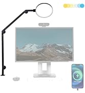 LUME CUBE Edge 2.0 LED Desk Lamp | Dimmable Home Office Desk Light with USB Charging Port & Stron...